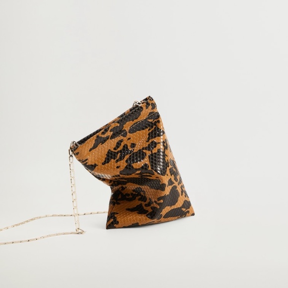 Animal Leopard Printed Mini Crossbody Bag - Picture 4 of 5